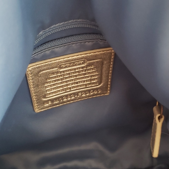 Coach Poppy crossbody satchel 2 way plaid purse - Picture 9 of 14